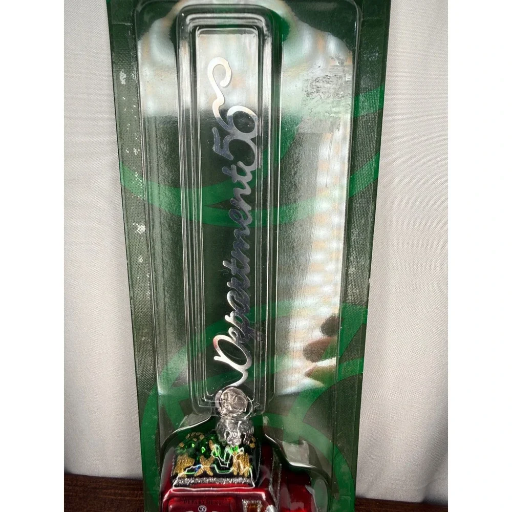Department‎ 56 Village Mercury Glass Van Ornament Red Village Express 56.52941